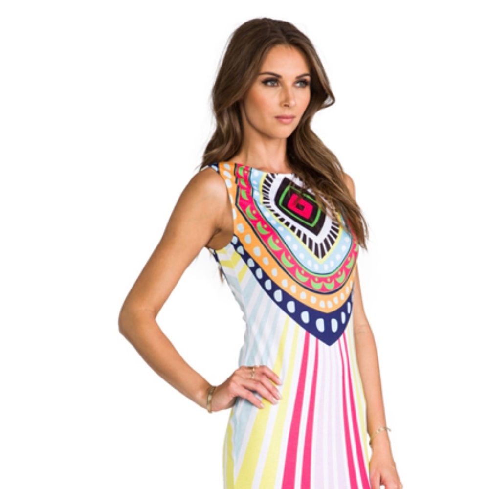 Mara Hoffman Rays Fitted Maxi Dress